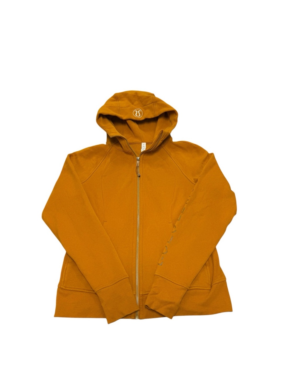 Lululemon Scuba Hoodie Lunar New Year Fools Gold Full Zip Jacket Size 10 - Picture 2 of 8